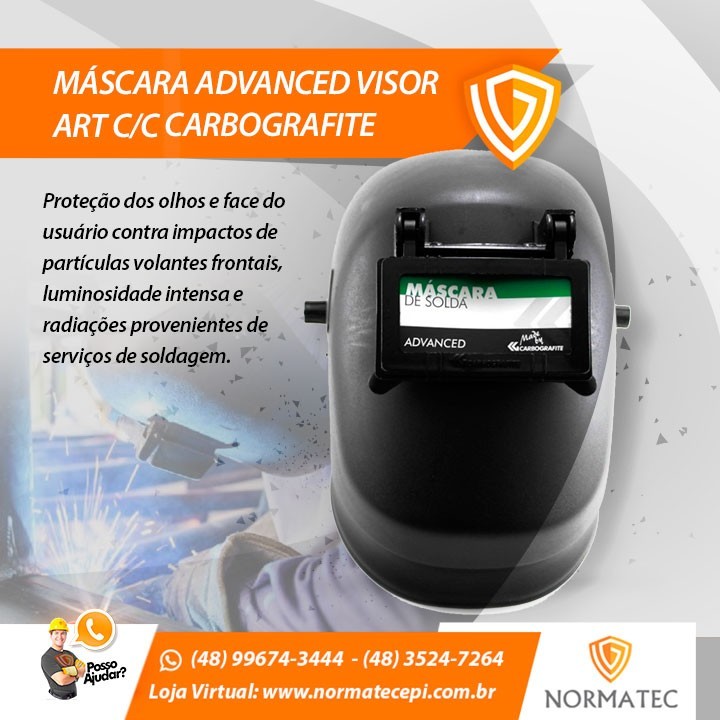 MASCARA ADVANCED VISOR ART C/C CARBOGRAFITE CA 15083